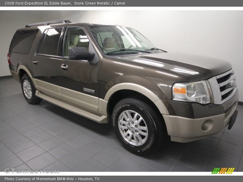 Stone Green Metallic / Camel 2008 Ford Expedition EL Eddie Bauer