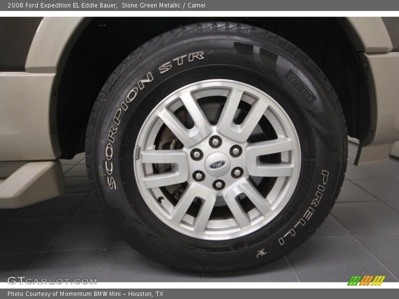 Stone Green Metallic / Camel 2008 Ford Expedition EL Eddie Bauer
