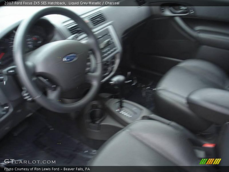 Liquid Grey Metallic / Charcoal 2007 Ford Focus ZX5 SES Hatchback