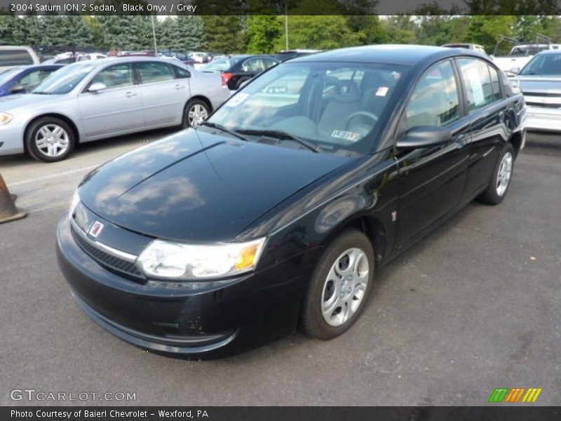 Black Onyx / Grey 2004 Saturn ION 2 Sedan