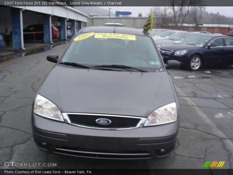Liquid Grey Metallic / Charcoal 2007 Ford Focus ZX5 SES Hatchback
