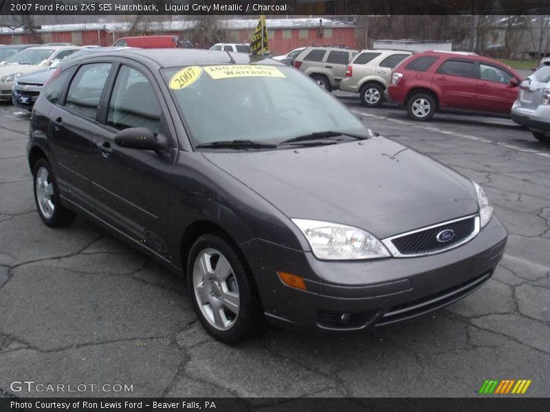 Liquid Grey Metallic / Charcoal 2007 Ford Focus ZX5 SES Hatchback