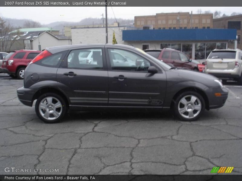 Liquid Grey Metallic / Charcoal 2007 Ford Focus ZX5 SES Hatchback