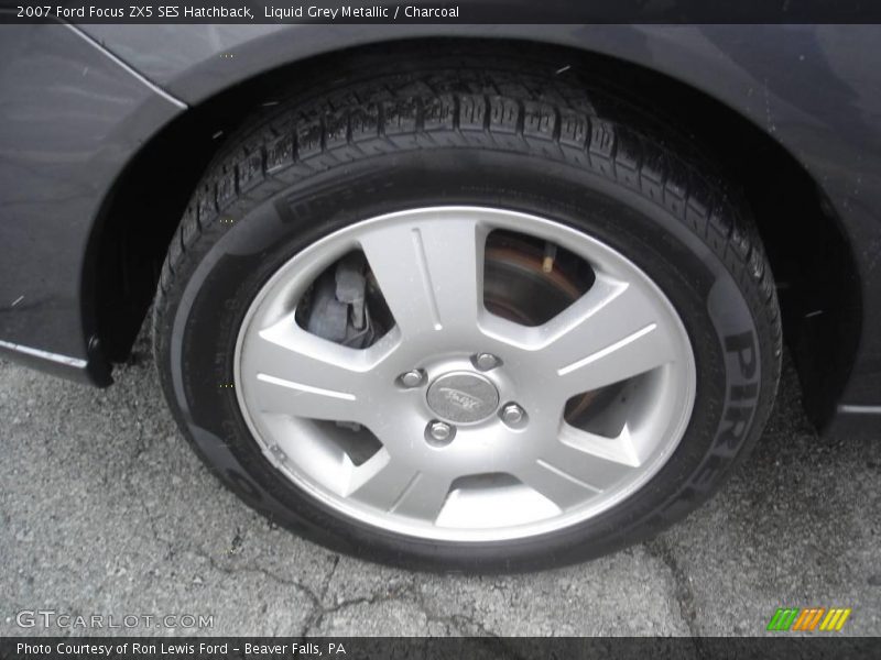 Liquid Grey Metallic / Charcoal 2007 Ford Focus ZX5 SES Hatchback