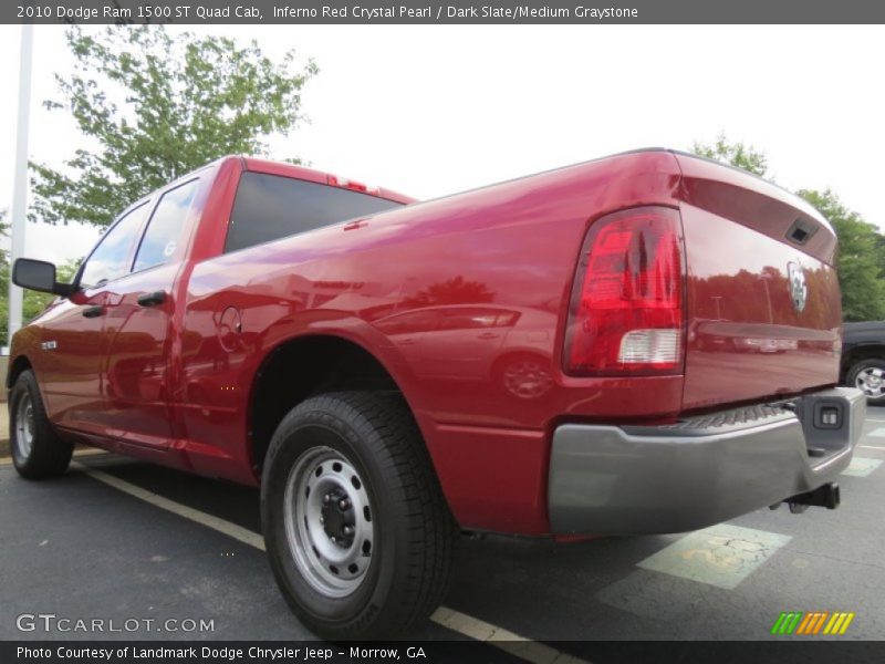 Inferno Red Crystal Pearl / Dark Slate/Medium Graystone 2010 Dodge Ram 1500 ST Quad Cab