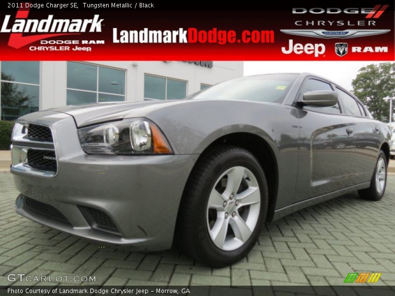 Tungsten Metallic / Black 2011 Dodge Charger SE