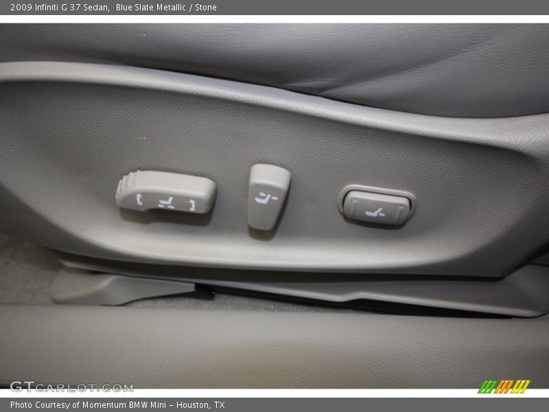 Blue Slate Metallic / Stone 2009 Infiniti G 37 Sedan