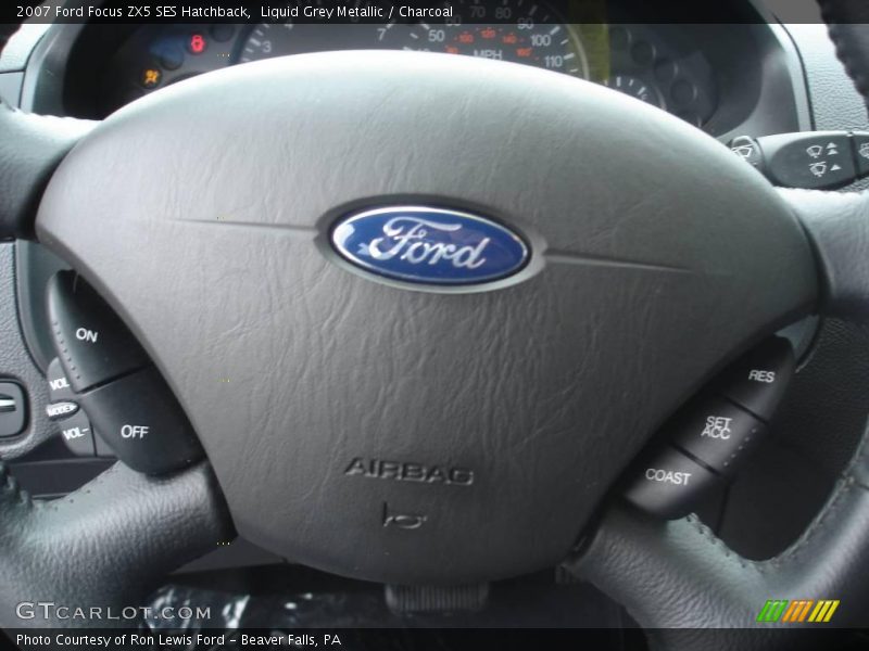 Liquid Grey Metallic / Charcoal 2007 Ford Focus ZX5 SES Hatchback