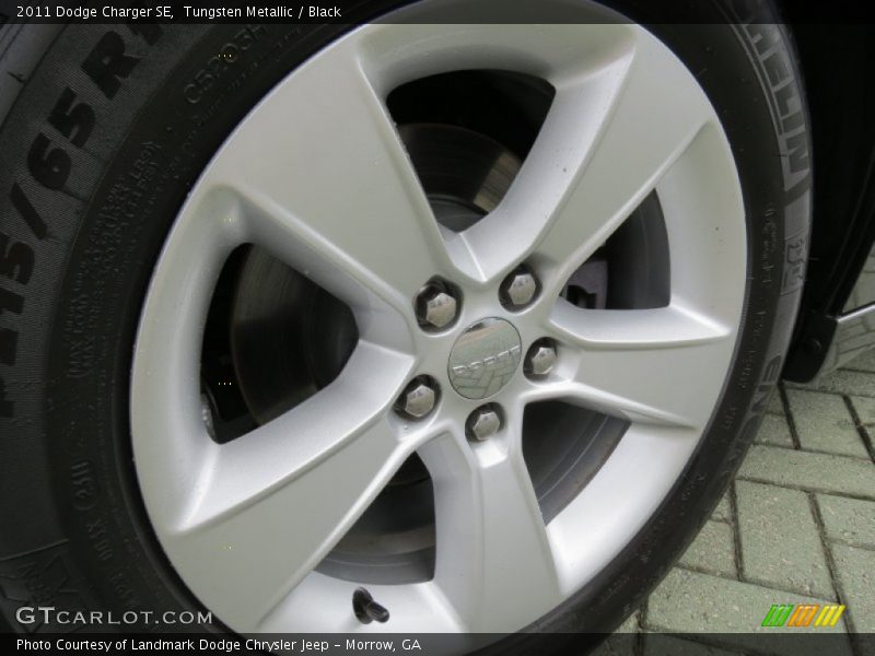 Tungsten Metallic / Black 2011 Dodge Charger SE