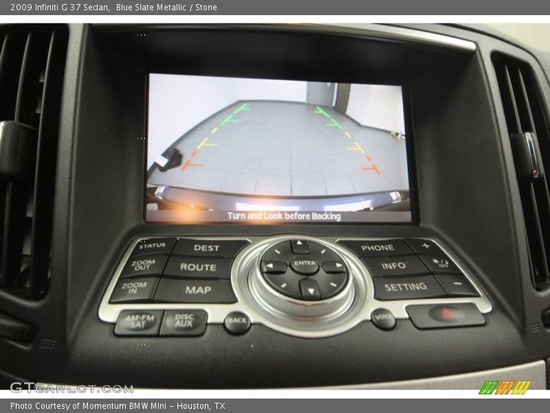 Blue Slate Metallic / Stone 2009 Infiniti G 37 Sedan