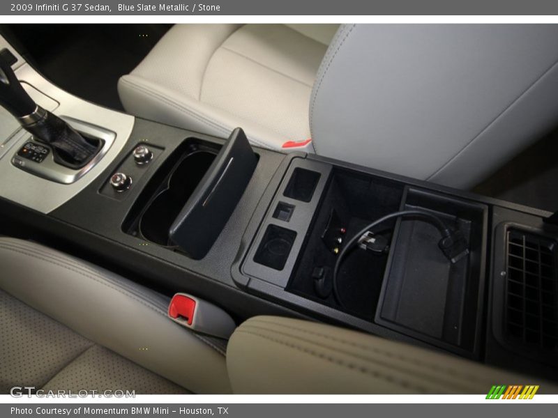 Blue Slate Metallic / Stone 2009 Infiniti G 37 Sedan