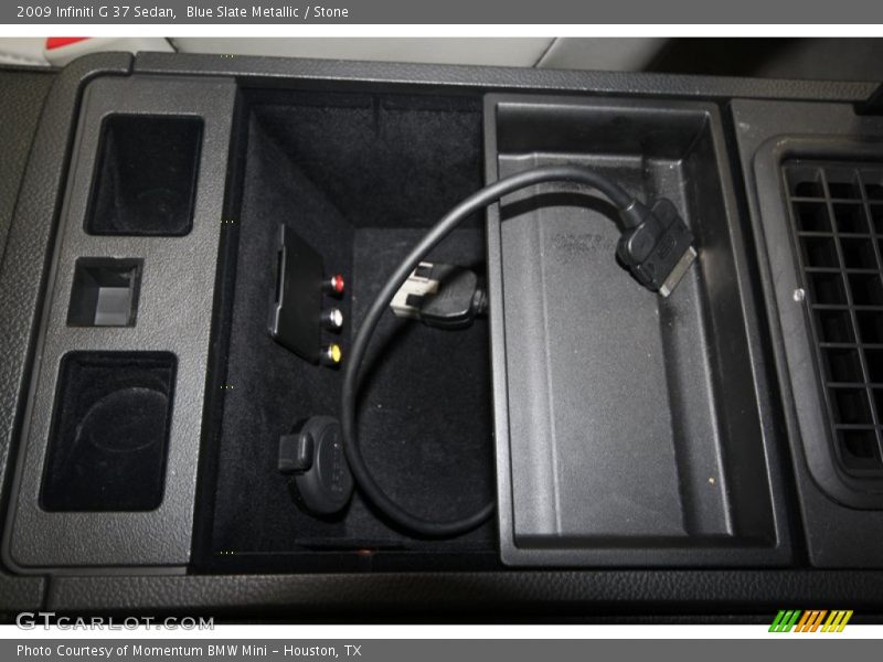Blue Slate Metallic / Stone 2009 Infiniti G 37 Sedan
