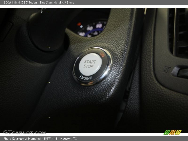 Blue Slate Metallic / Stone 2009 Infiniti G 37 Sedan