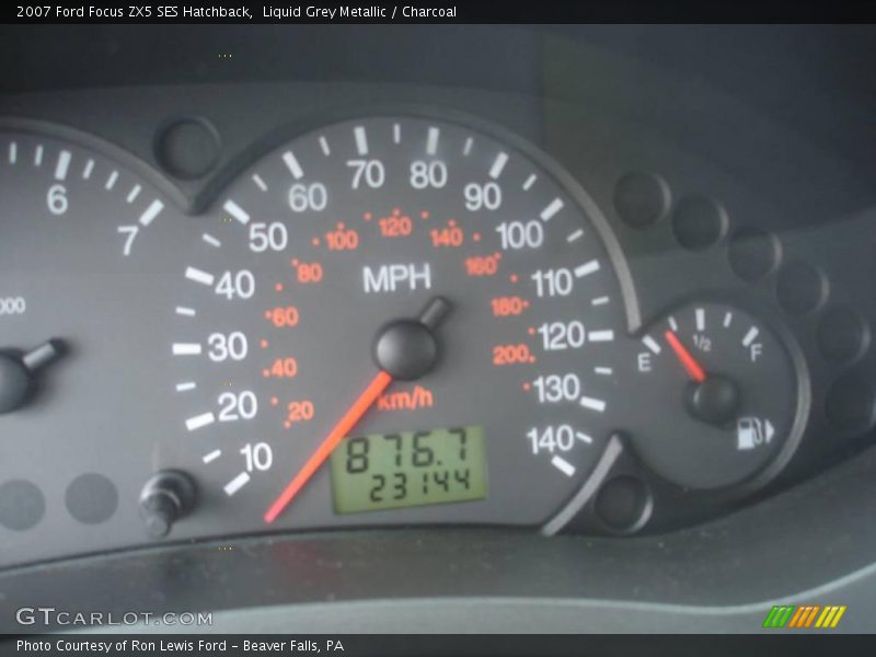 Liquid Grey Metallic / Charcoal 2007 Ford Focus ZX5 SES Hatchback