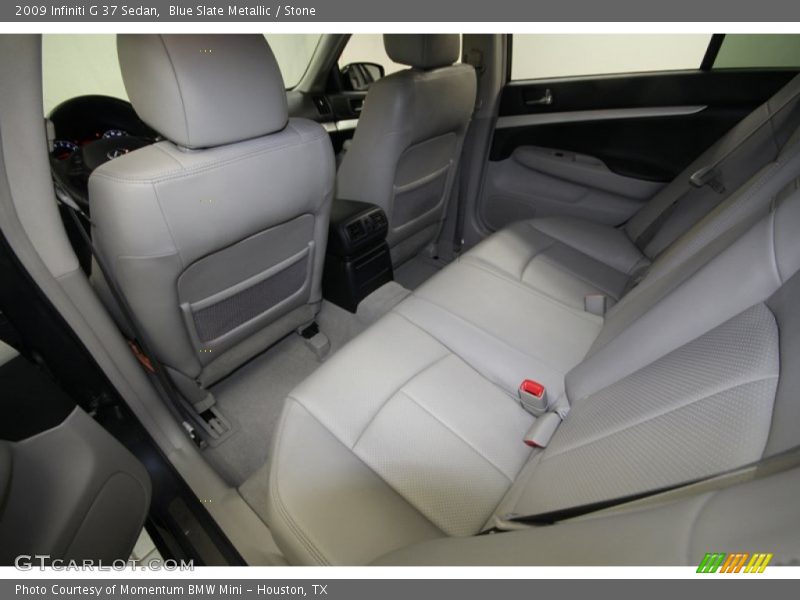 Blue Slate Metallic / Stone 2009 Infiniti G 37 Sedan
