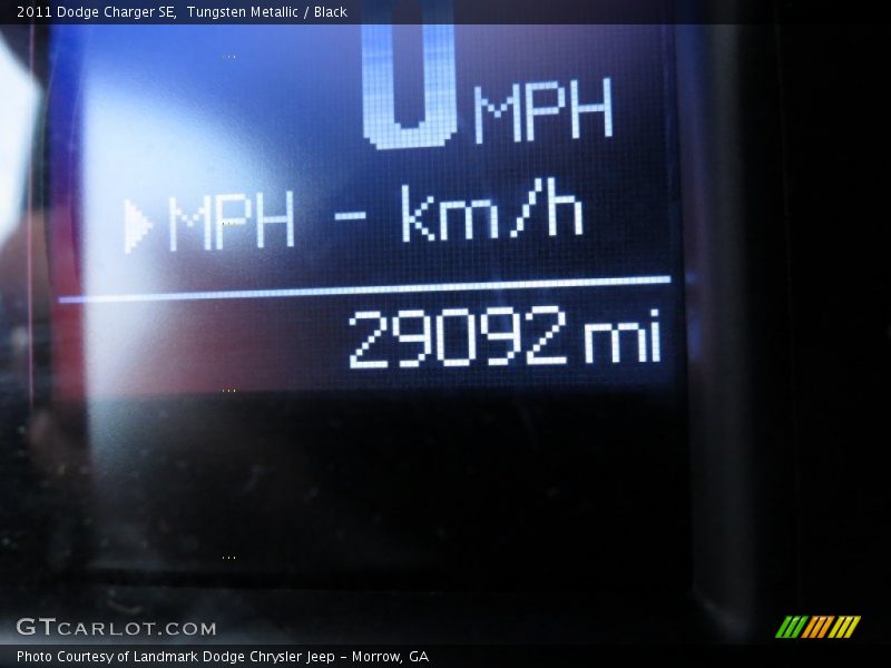 Tungsten Metallic / Black 2011 Dodge Charger SE