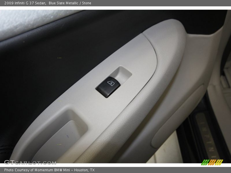 Blue Slate Metallic / Stone 2009 Infiniti G 37 Sedan