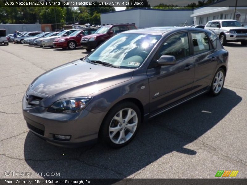 Galaxy Gray Mica / Black 2009 Mazda MAZDA3 s Grand Touring Hatchback