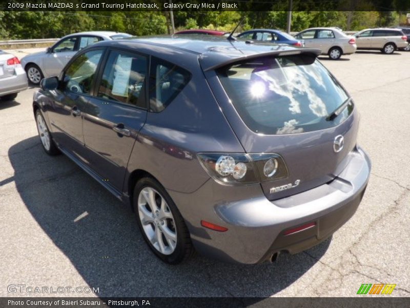 Galaxy Gray Mica / Black 2009 Mazda MAZDA3 s Grand Touring Hatchback