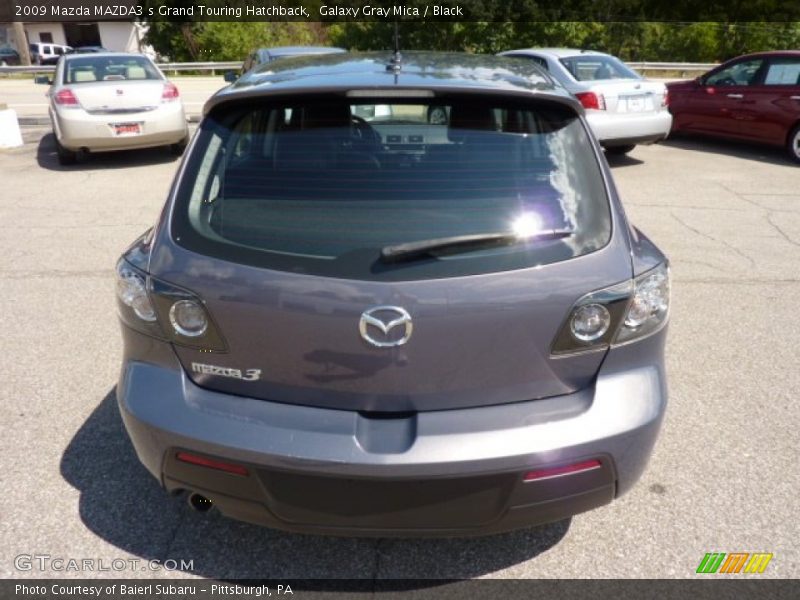 Galaxy Gray Mica / Black 2009 Mazda MAZDA3 s Grand Touring Hatchback