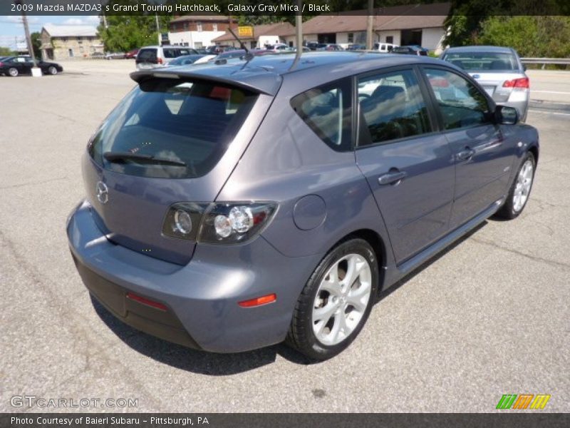 Galaxy Gray Mica / Black 2009 Mazda MAZDA3 s Grand Touring Hatchback