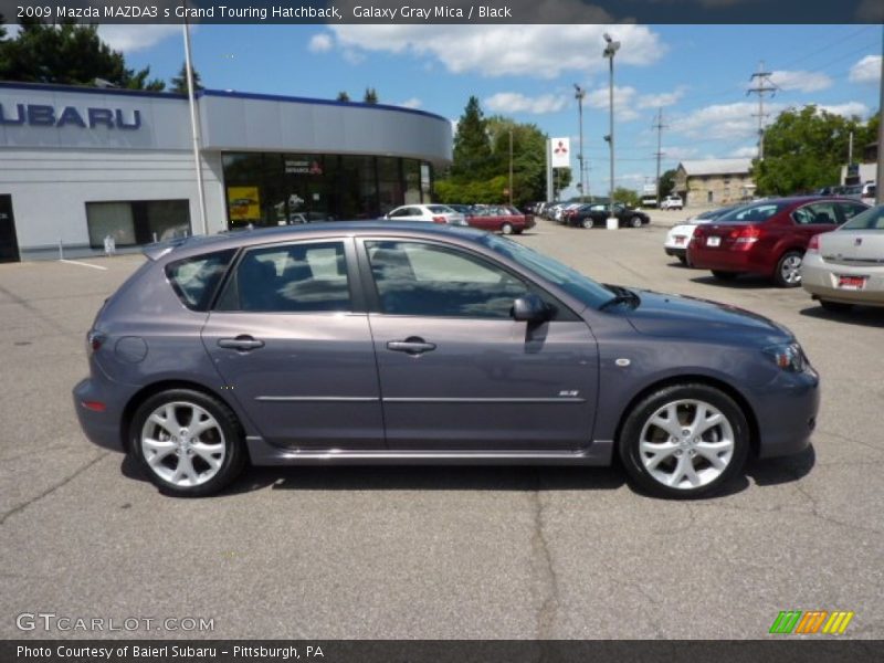 Galaxy Gray Mica / Black 2009 Mazda MAZDA3 s Grand Touring Hatchback
