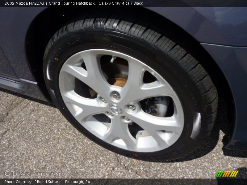 Galaxy Gray Mica / Black 2009 Mazda MAZDA3 s Grand Touring Hatchback