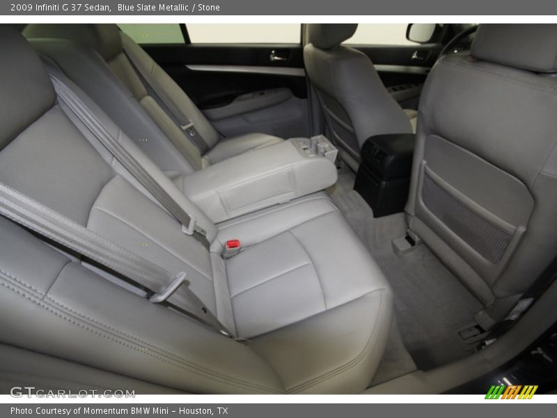 Blue Slate Metallic / Stone 2009 Infiniti G 37 Sedan