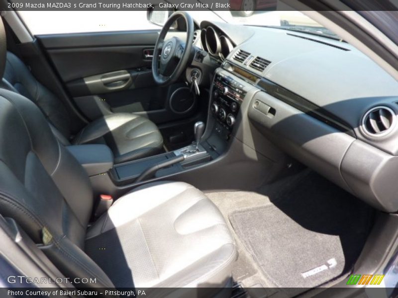 Galaxy Gray Mica / Black 2009 Mazda MAZDA3 s Grand Touring Hatchback