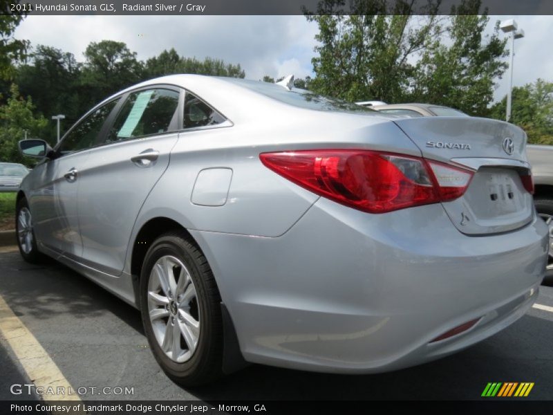 Radiant Silver / Gray 2011 Hyundai Sonata GLS