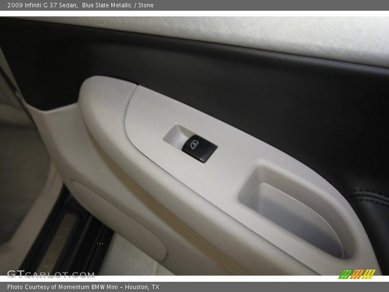 Blue Slate Metallic / Stone 2009 Infiniti G 37 Sedan
