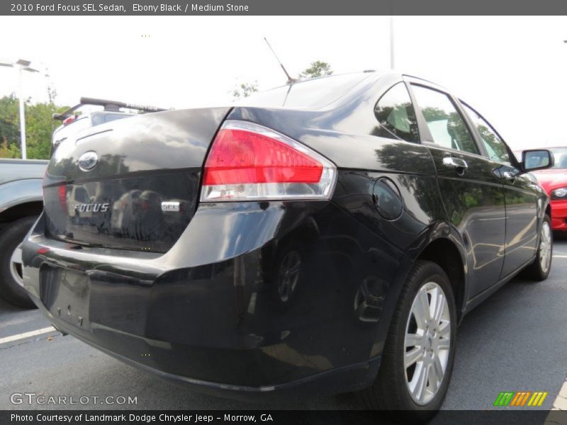 Ebony Black / Medium Stone 2010 Ford Focus SEL Sedan