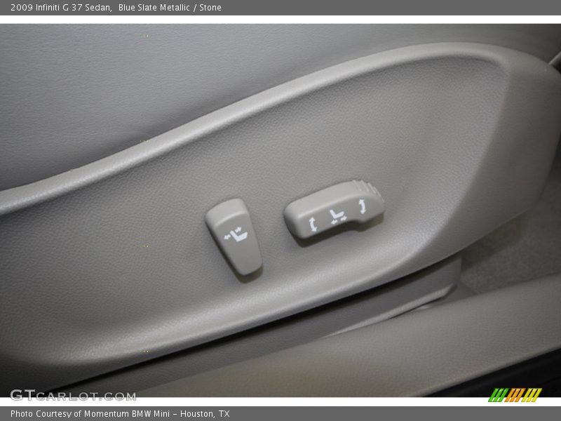 Blue Slate Metallic / Stone 2009 Infiniti G 37 Sedan