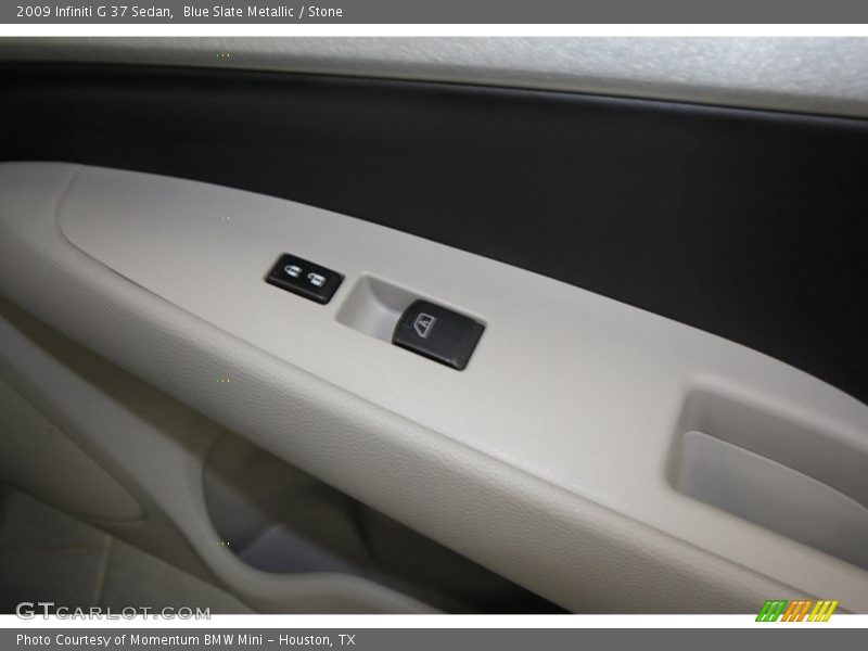Blue Slate Metallic / Stone 2009 Infiniti G 37 Sedan