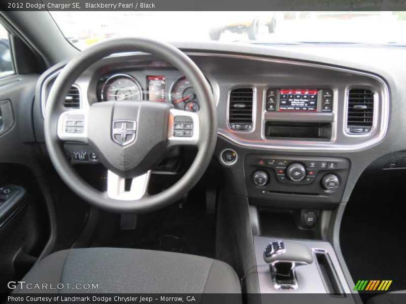 Dashboard of 2012 Charger SE