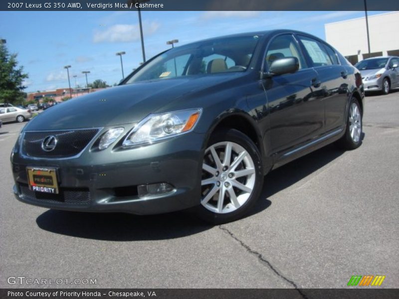 Verdigris Mica / Cashmere 2007 Lexus GS 350 AWD