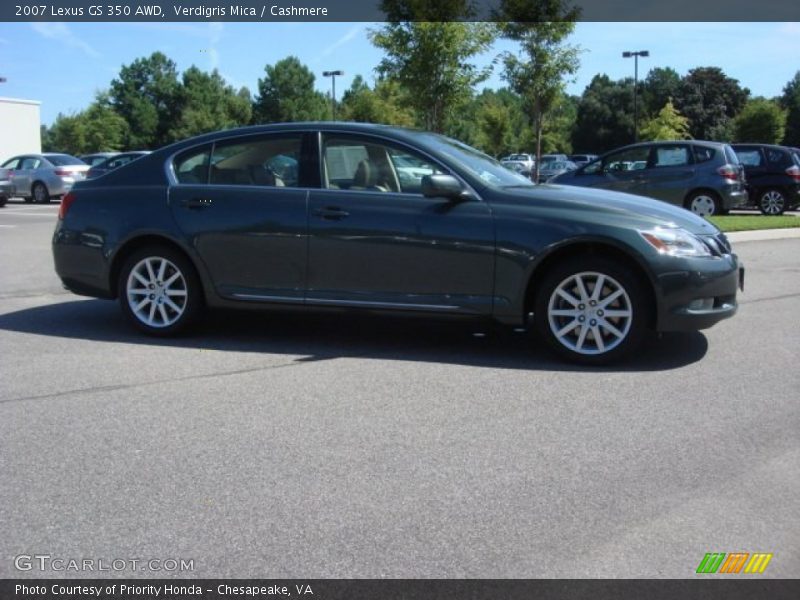 Verdigris Mica / Cashmere 2007 Lexus GS 350 AWD
