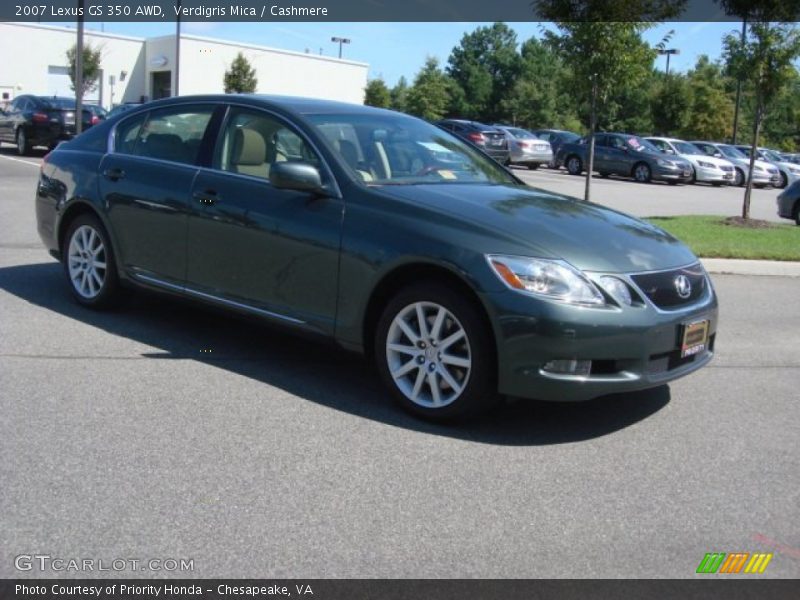 Verdigris Mica / Cashmere 2007 Lexus GS 350 AWD