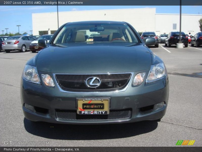 Verdigris Mica / Cashmere 2007 Lexus GS 350 AWD