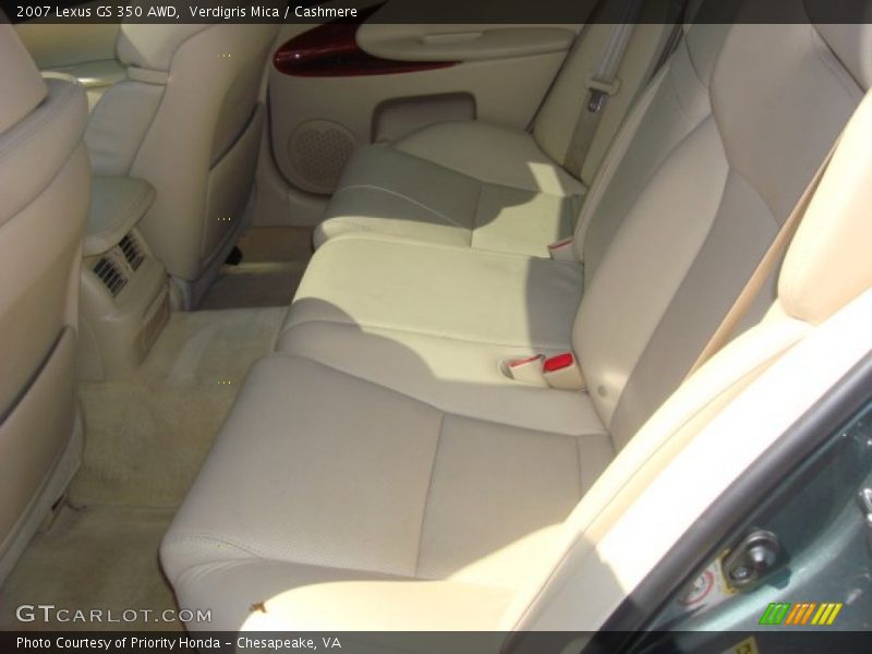 Rear Seat of 2007 GS 350 AWD
