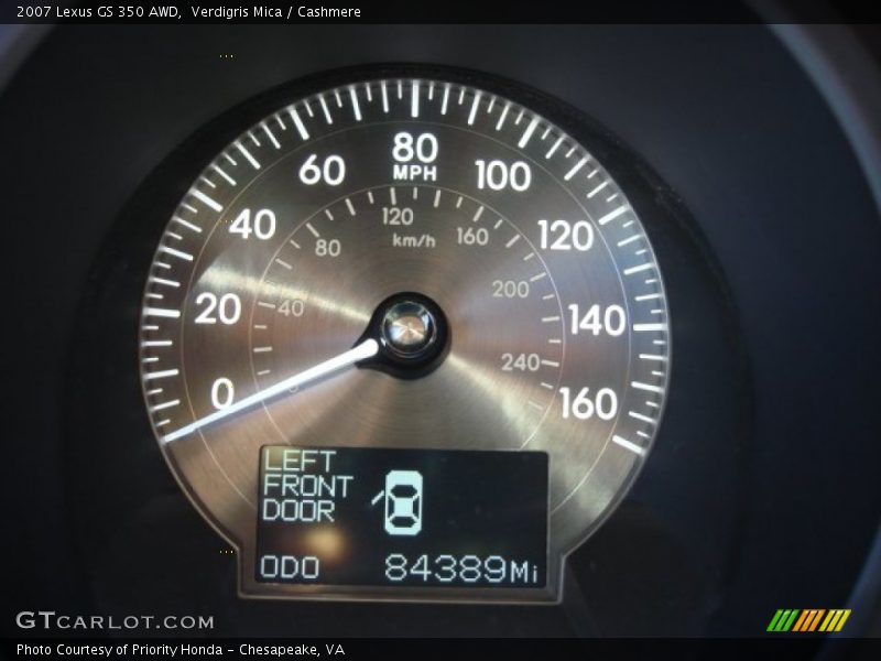 Verdigris Mica / Cashmere 2007 Lexus GS 350 AWD