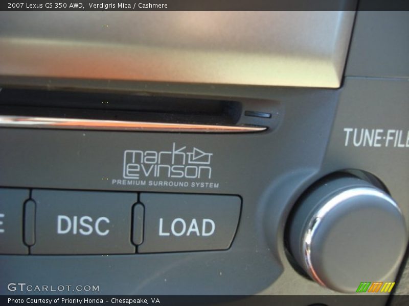Verdigris Mica / Cashmere 2007 Lexus GS 350 AWD