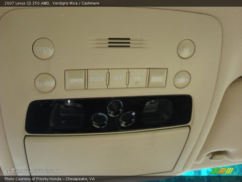 Controls of 2007 GS 350 AWD