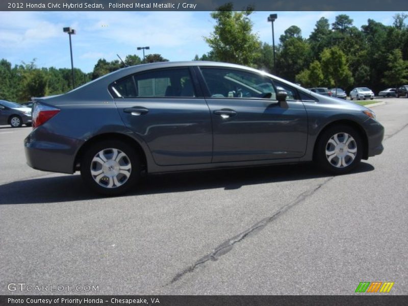 Polished Metal Metallic / Gray 2012 Honda Civic Hybrid Sedan