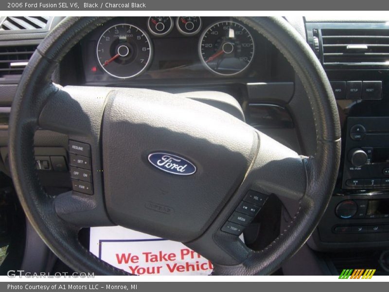 Black / Charcoal Black 2006 Ford Fusion SEL V6