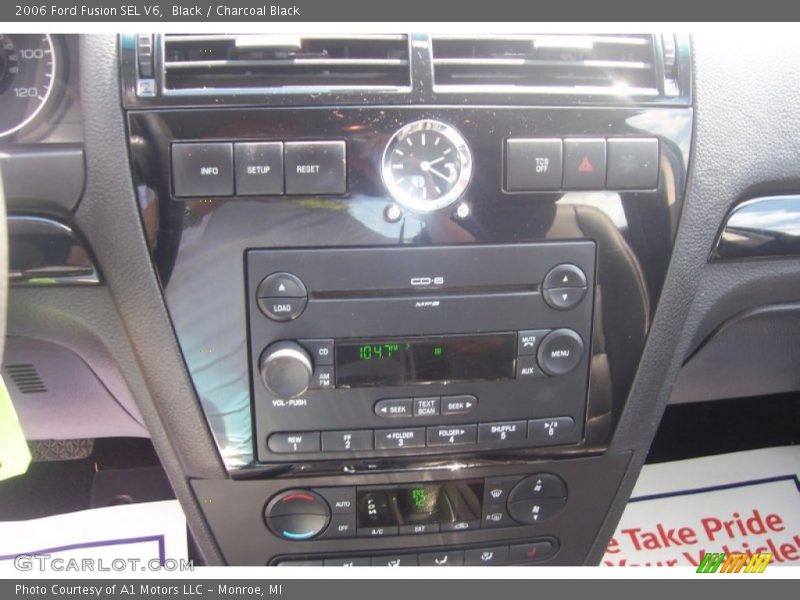 Black / Charcoal Black 2006 Ford Fusion SEL V6