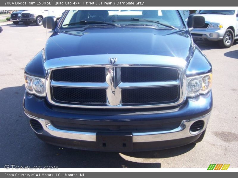 Patriot Blue Pearl / Dark Slate Gray 2004 Dodge Ram 1500 SLT Quad Cab 4x4