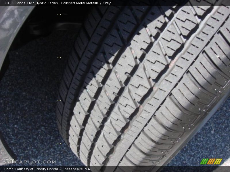 Polished Metal Metallic / Gray 2012 Honda Civic Hybrid Sedan