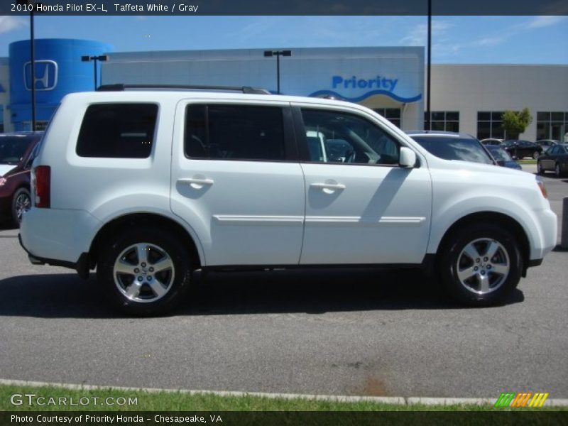 Taffeta White / Gray 2010 Honda Pilot EX-L