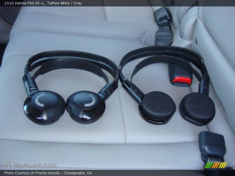 Taffeta White / Gray 2010 Honda Pilot EX-L